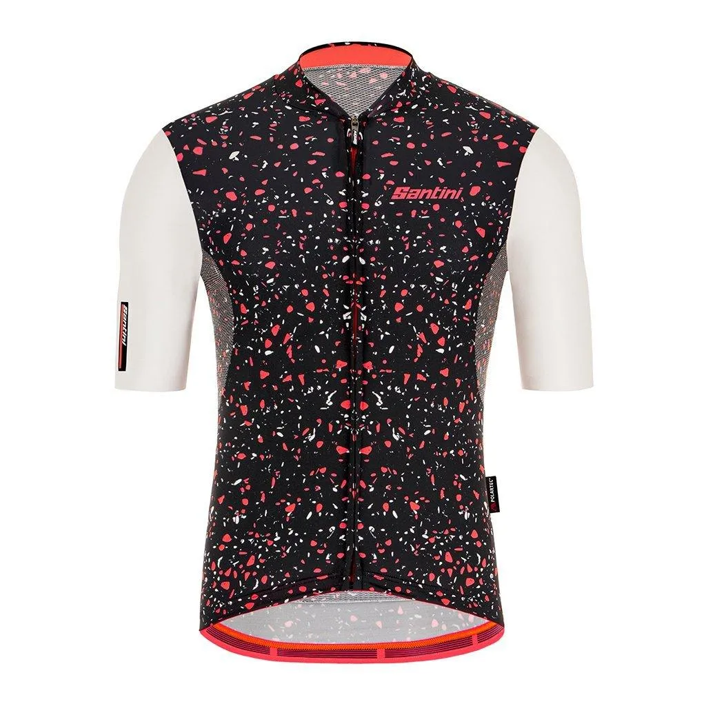 Santini Delta Pietra Mens Cycling Jersey (Black)