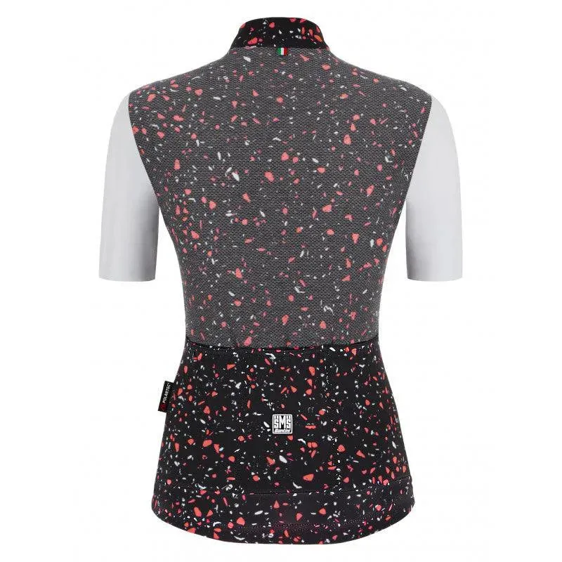 Santini Delta Pietra Women's Cycling Jersey (Black)