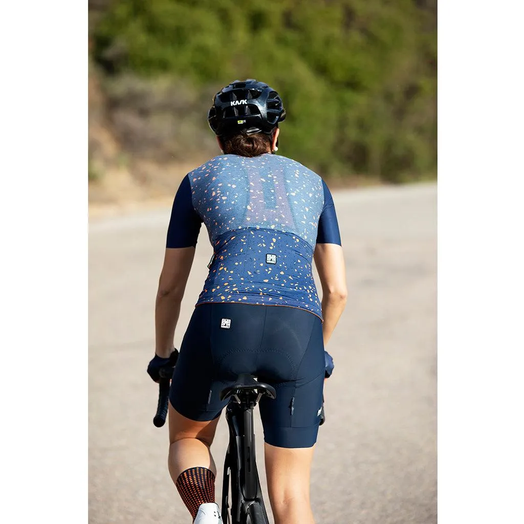Santini Delta Pietra Women's Cycling Jersey (Nautica Blue)