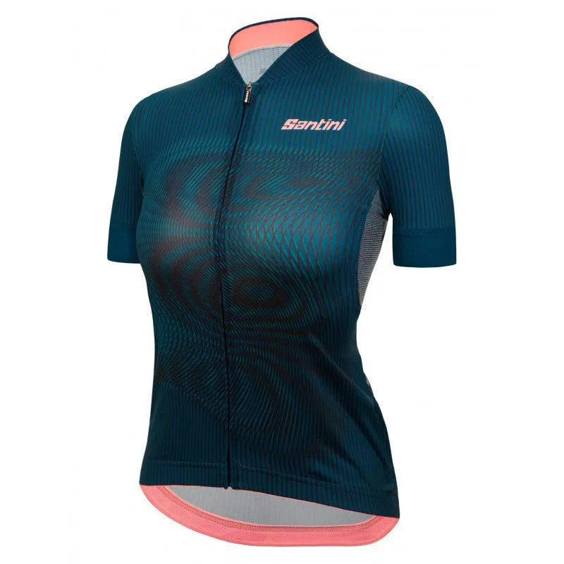 Santini Delta Vortex Women's Cycling Jersey (Teal)