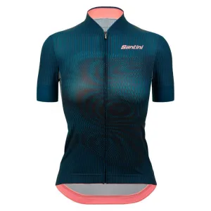 Santini Delta Vortex Women's Cycling Jersey (Teal)