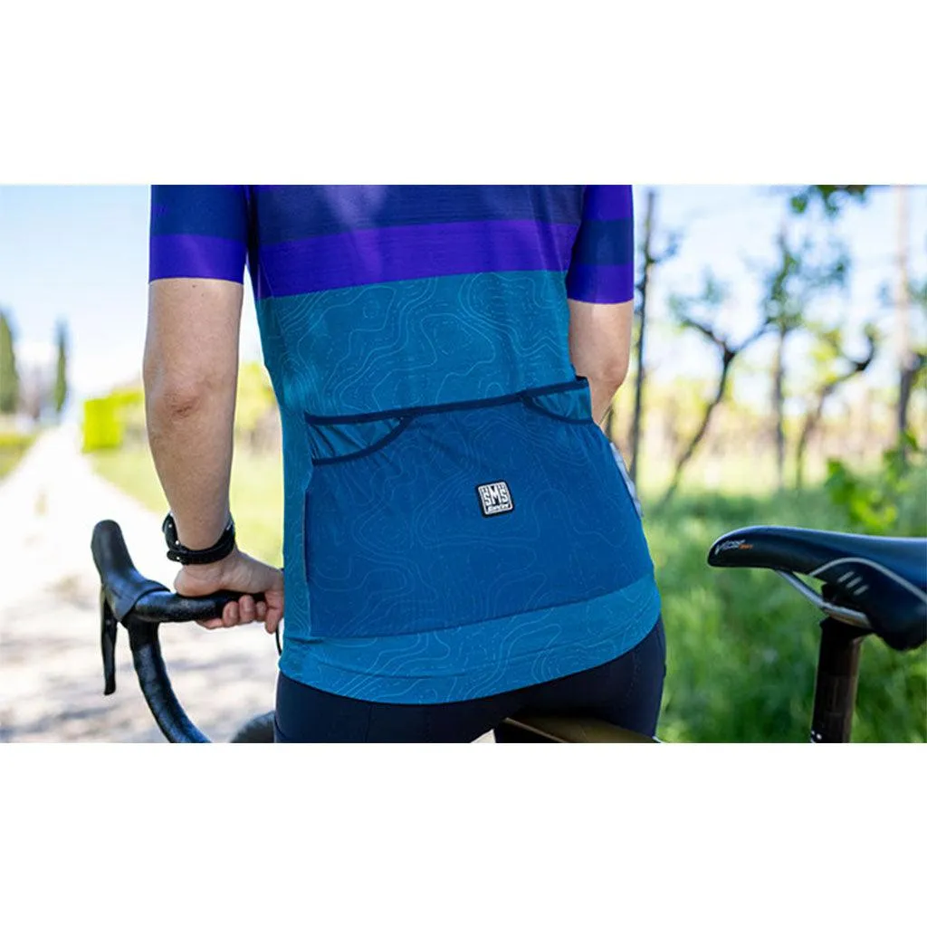 Santini Eroica Opera Women's Cycling Jersey (Teal)