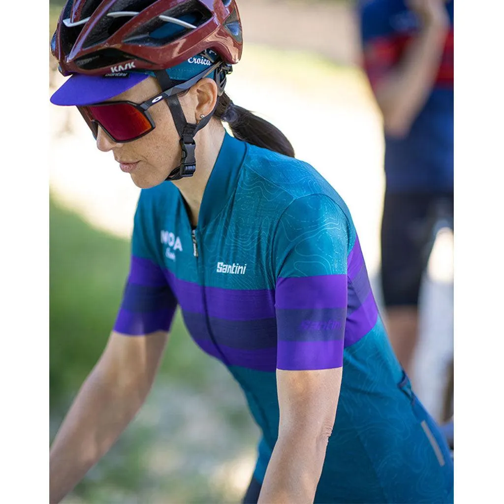 Santini Eroica Opera Women's Cycling Jersey (Teal)