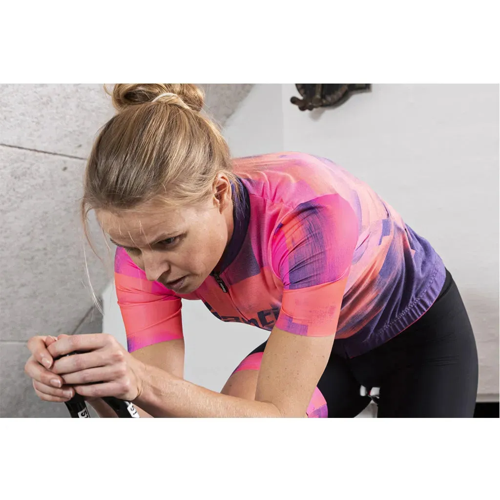 Santini Forza Women's Cycling Jersey (Atomic Orange)