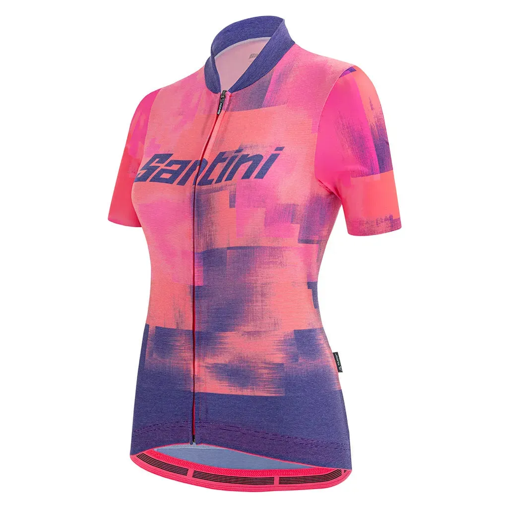 Santini Forza Women's Cycling Jersey (Atomic Orange)