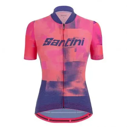 Santini Forza Women's Cycling Jersey (Atomic Orange)
