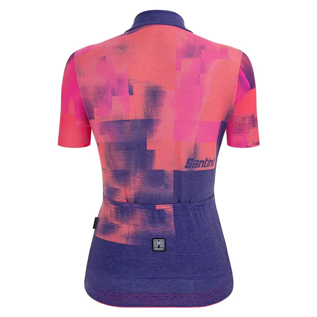 Santini Forza Women's Cycling Jersey (Atomic Orange)