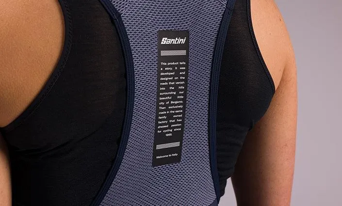 Santini Karma Bengal Women's Cycling Bibshort (Grey)