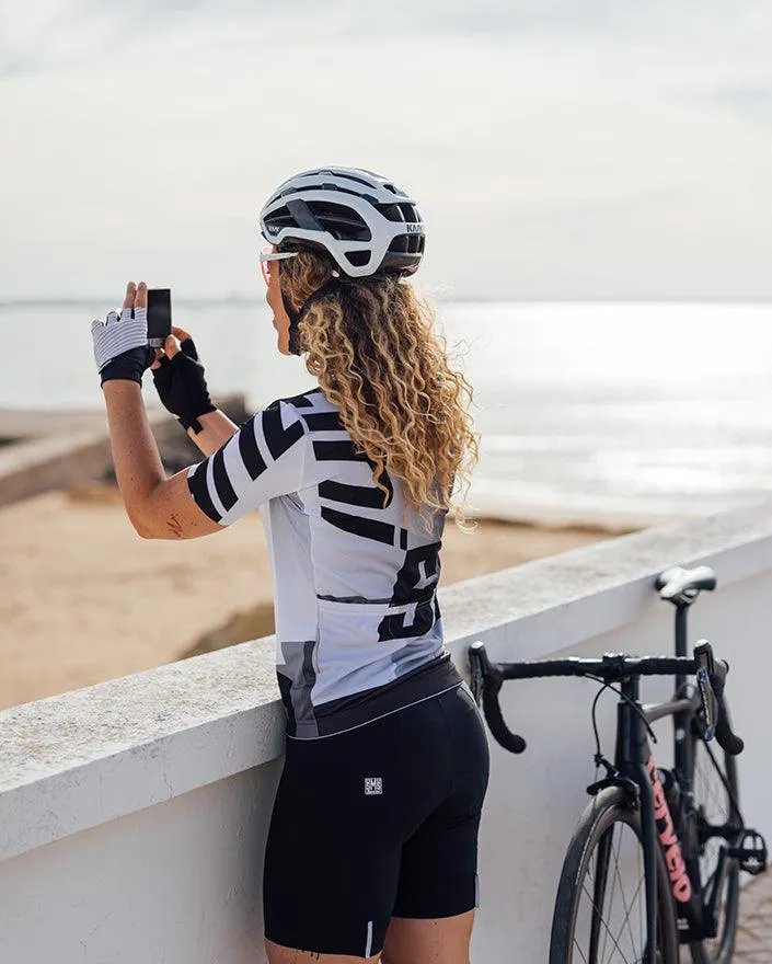Santini Karma Logo Women's Cycling Jersey (Granatina)