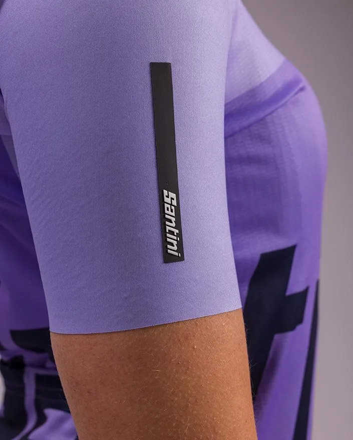 Santini Karma Logo Women's Cycling Jersey (Granatina)