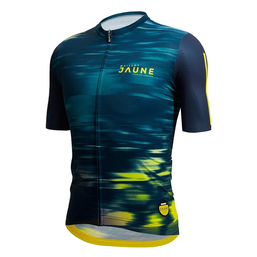Santini Le Maillot Jaune Espirit Mens Cycling Jersey (Print)