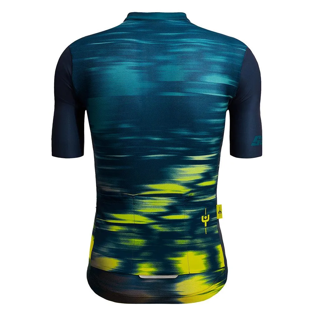 Santini Le Maillot Jaune Espirit Mens Cycling Jersey (Print)