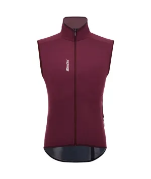 Santini Magic Unisex Cycling Rain Vest (Burgundy)