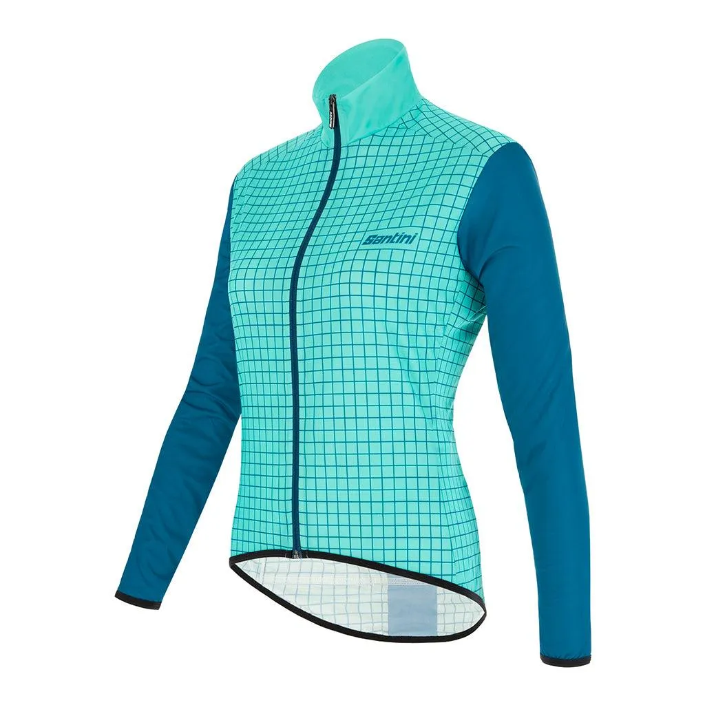 Santini Nebula Women's Jacket (Aqua)