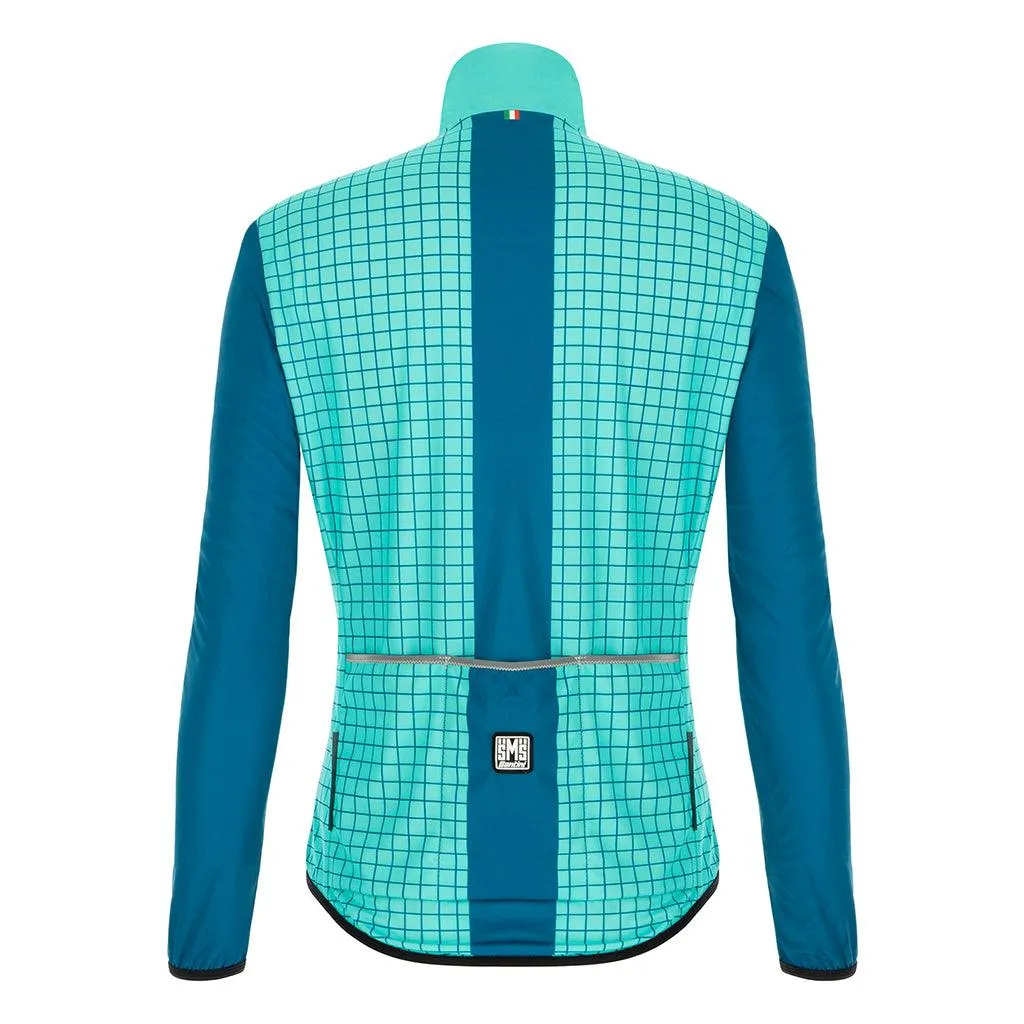 Santini Nebula Women's Jacket (Aqua)