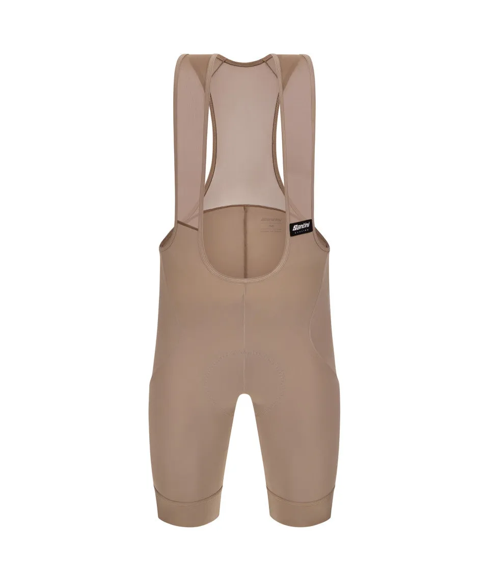 Santini Ready To Ride Men's Cycling Bibshorts (Cappuccino)