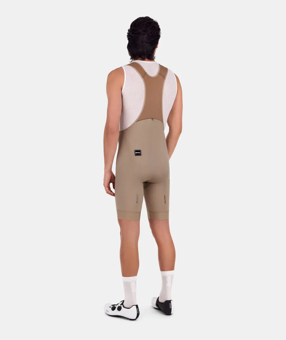 Santini Ready To Ride Men's Cycling Bibshorts (Cappuccino)