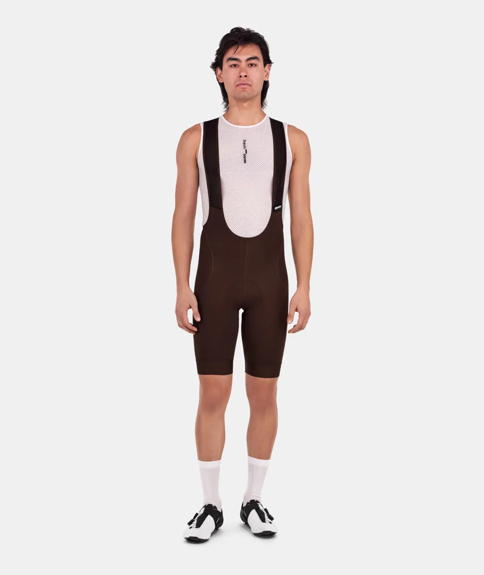 Santini Ready To Ride Men's Cycling Bibshorts (Chocolate)
