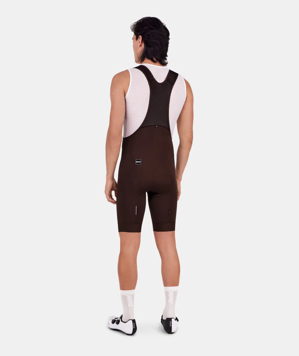 Santini Ready To Ride Men's Cycling Bibshorts (Chocolate)