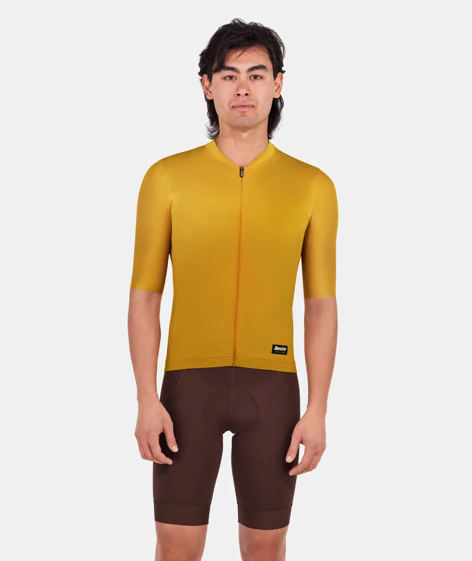 Santini Ready To Ride Unisex Cycling Jersey (Ochre)