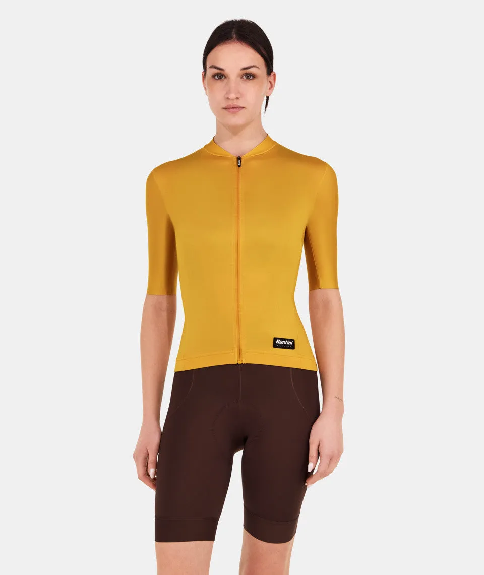 Santini Ready To Ride Unisex Cycling Jersey (Ochre)