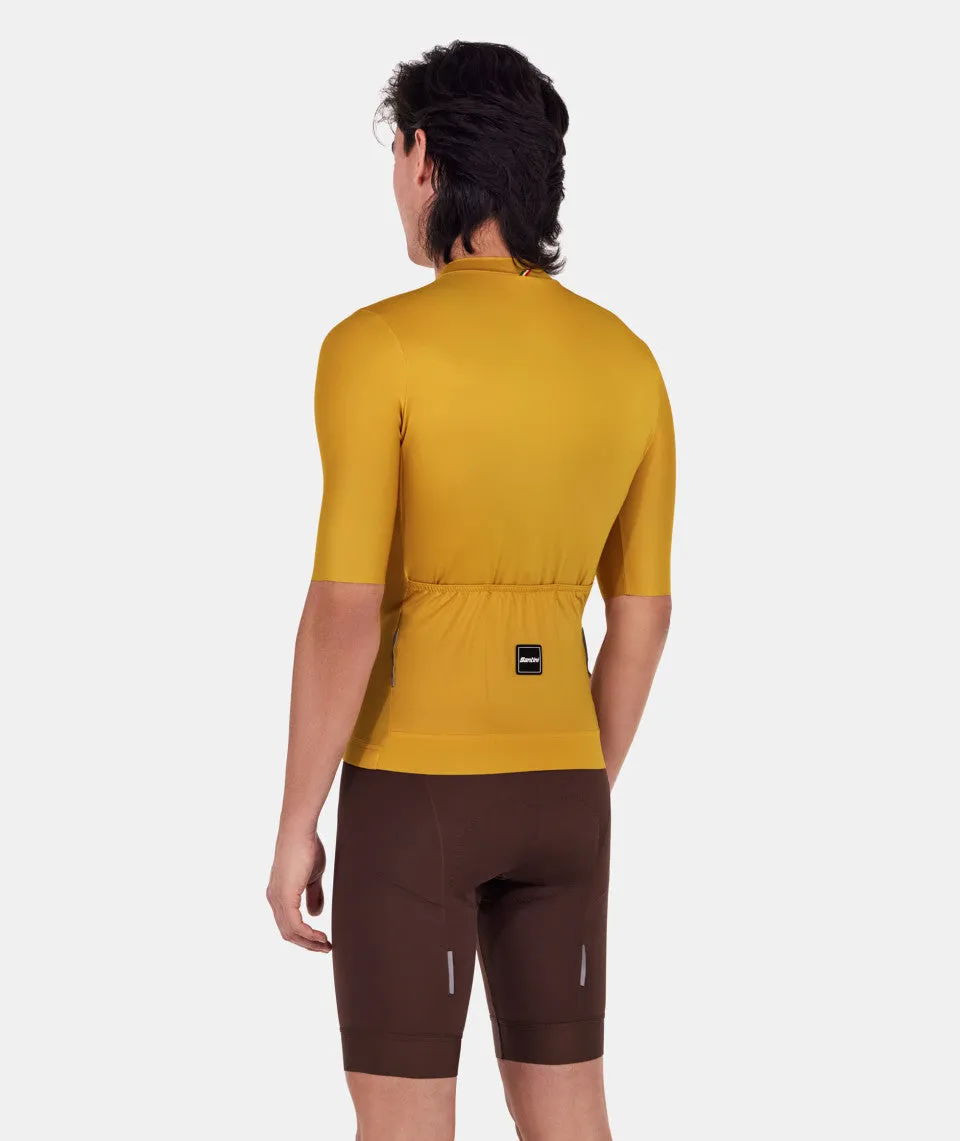 Santini Ready To Ride Unisex Cycling Jersey (Ochre)