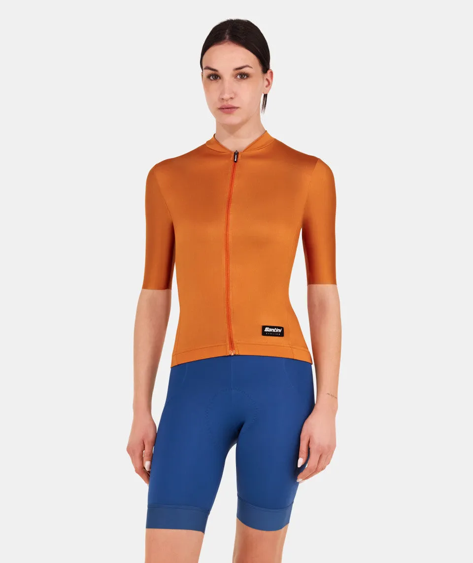 Santini Ready To Ride Unisex Cycling Jersey (Rust)
