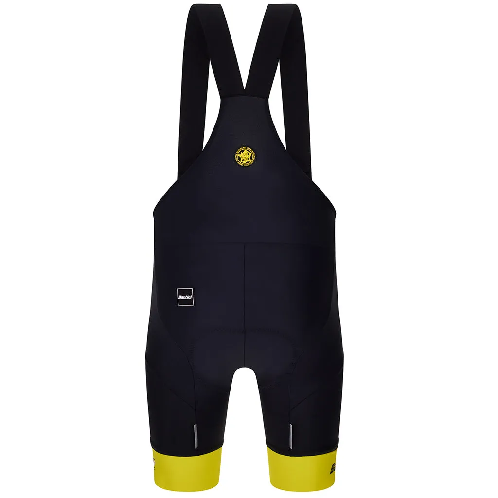Santini TDF GC Leader Men's Cycling Bibshorts (Black)