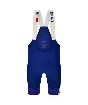 Santini TDF Grand Depart Lille Men's Cycling Bibshorts (Blue)