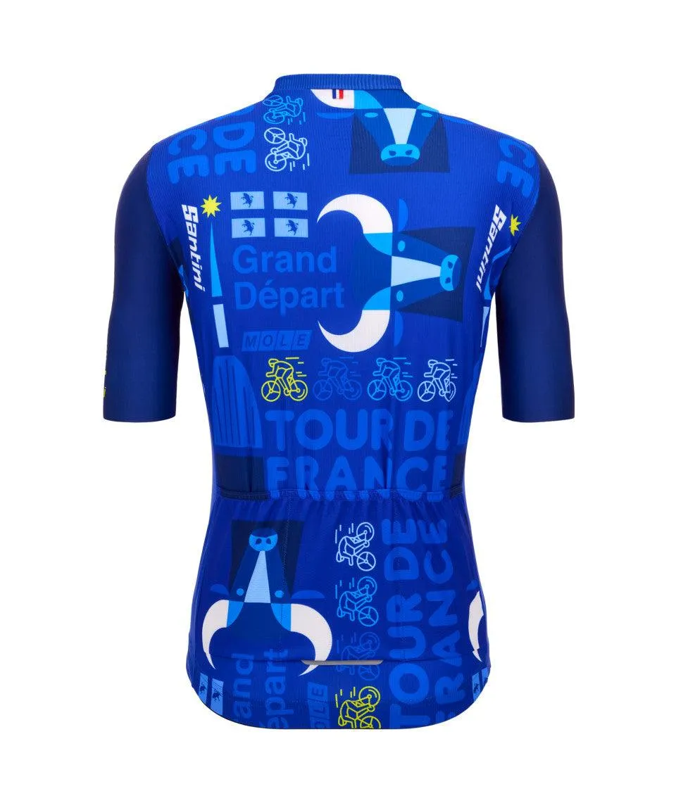 Santini Torino Men's Cycling Jersey (Print)