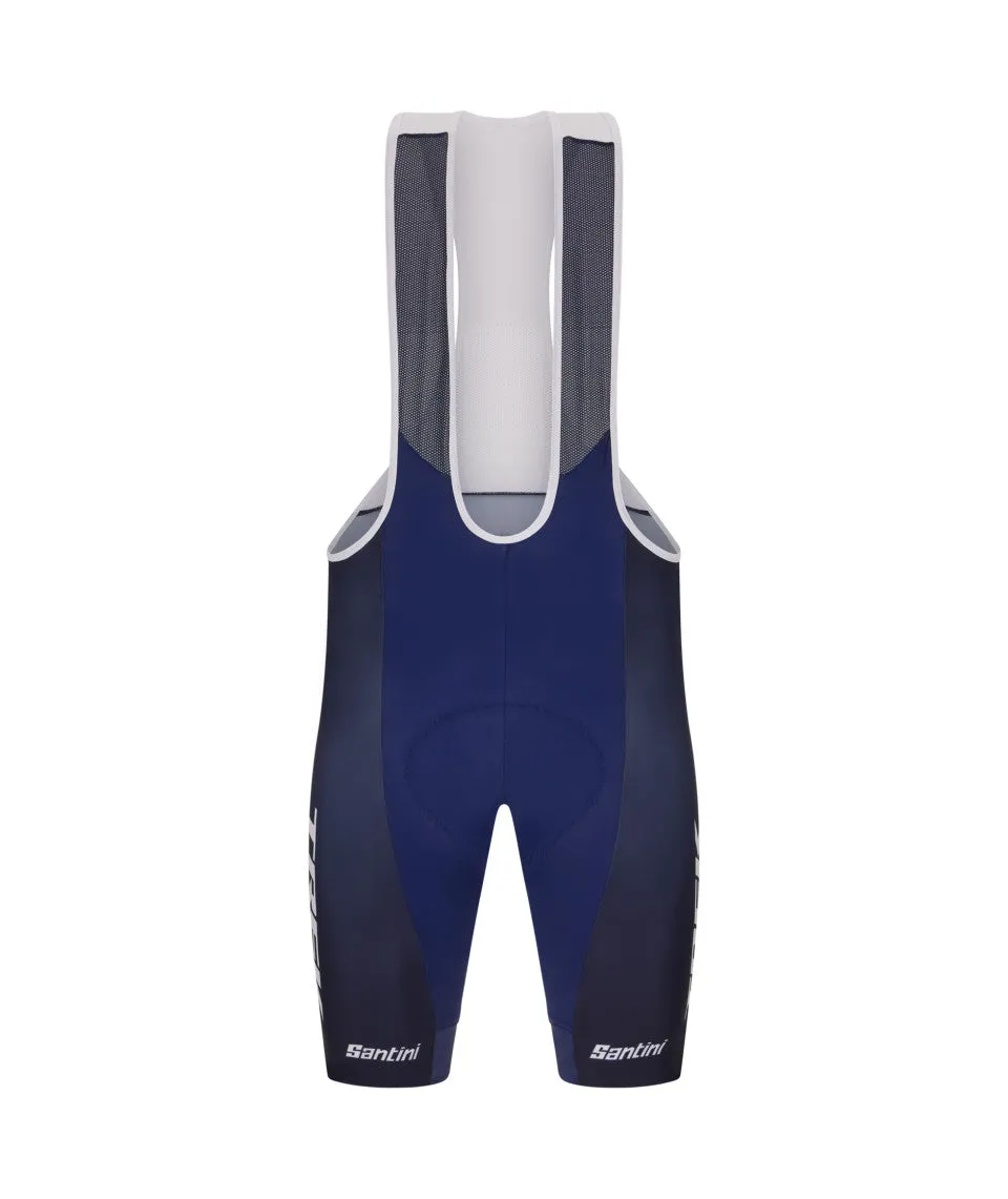 Santini Trek Factory Racing Men's Cycling Bibshorts (Navy Blue)