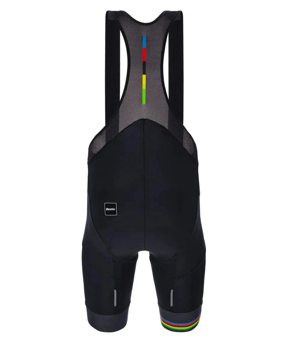 Santini UCI Offcial World Champion Men's Cycling Bibshorts (Black)