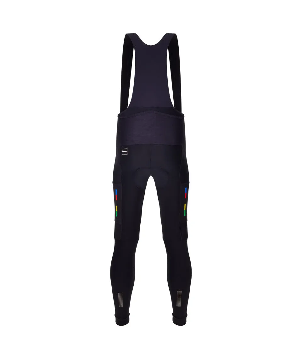 Santini UCI World Champion Mondo Men's Cycling Bibtights (Black)