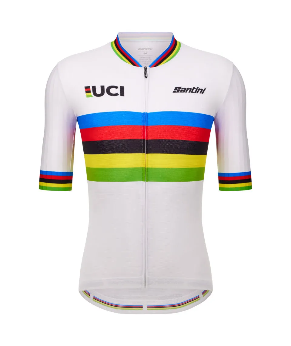 Santini UCI World Champion Unisex Cycling Jersey (Print)
