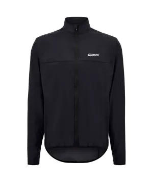 Santini Ventus Wind Men's Cycling Jacket (Black)
