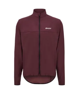Santini Ventus Wind Men's Cycling Jacket (Burgundy)