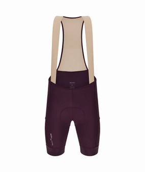 Santini Cargo Men's Cycling Bibshorts (Burgundy)