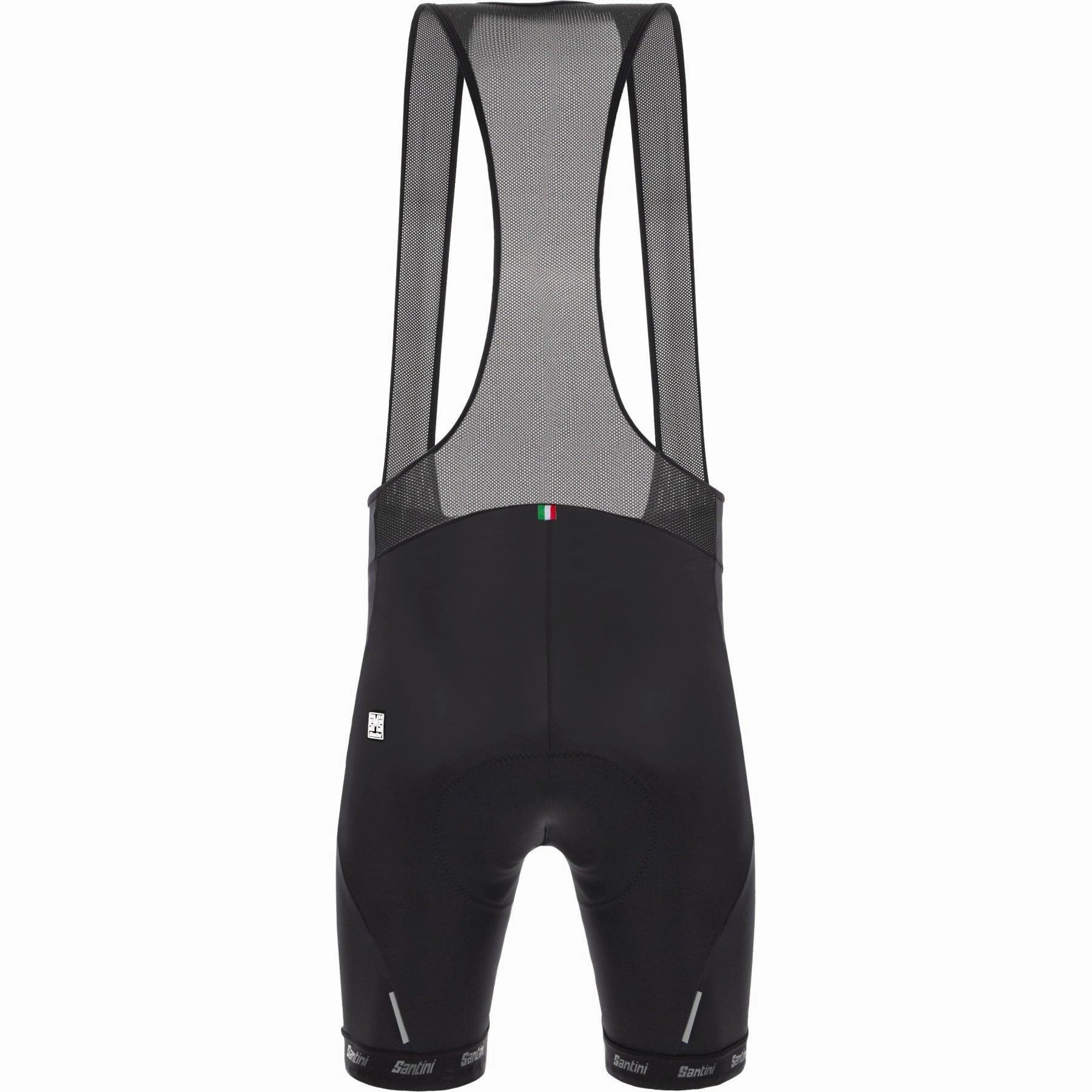 Santini Cubo Mens Cycling Bibshorts (Black)