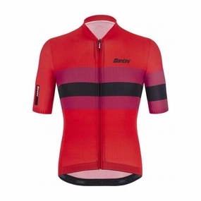 Santini Eco Sleek Bengal Men's Cycling Jersey (Orange)