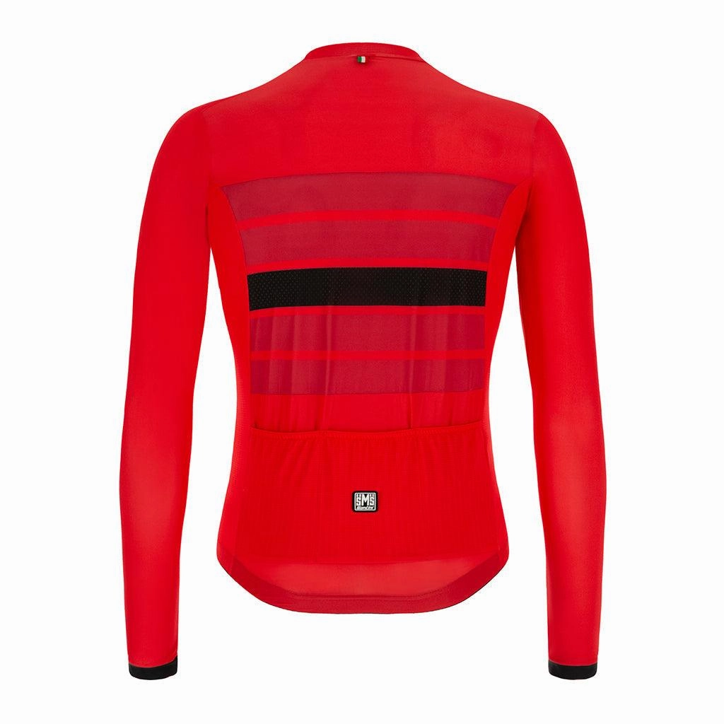 Santini Eco Sleek Bengal Mens Cycling Jersey (Red)
