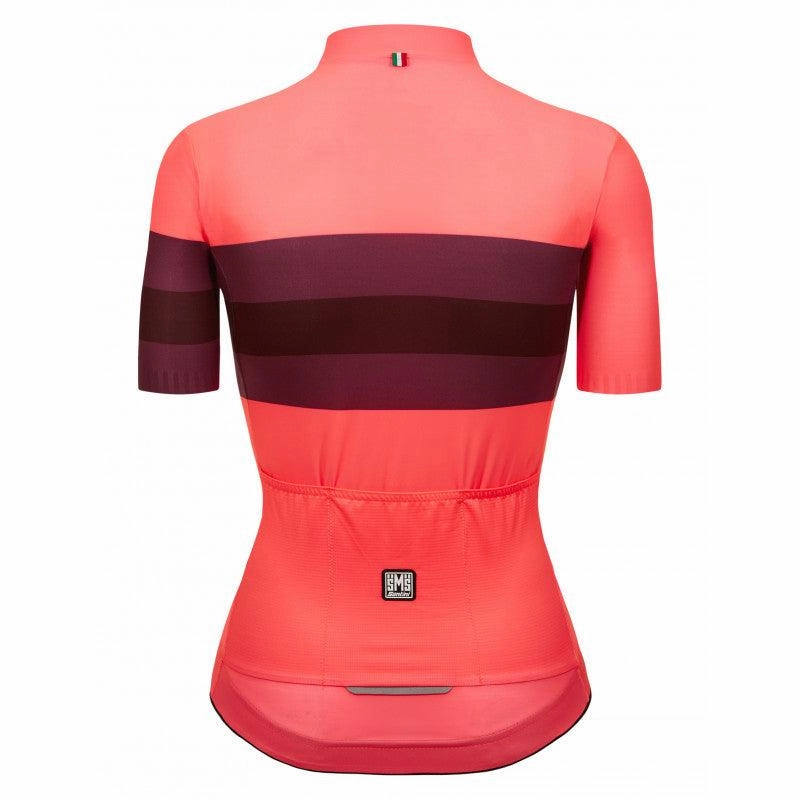 Santini Ecosleek Bengal Women's Cycling Jersey (Granatina)