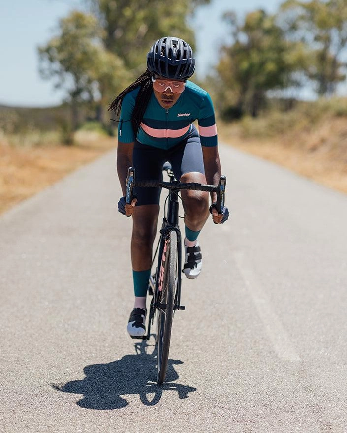Santini Ecosleek Bengal Women's Cycling Jersey (Granatina)