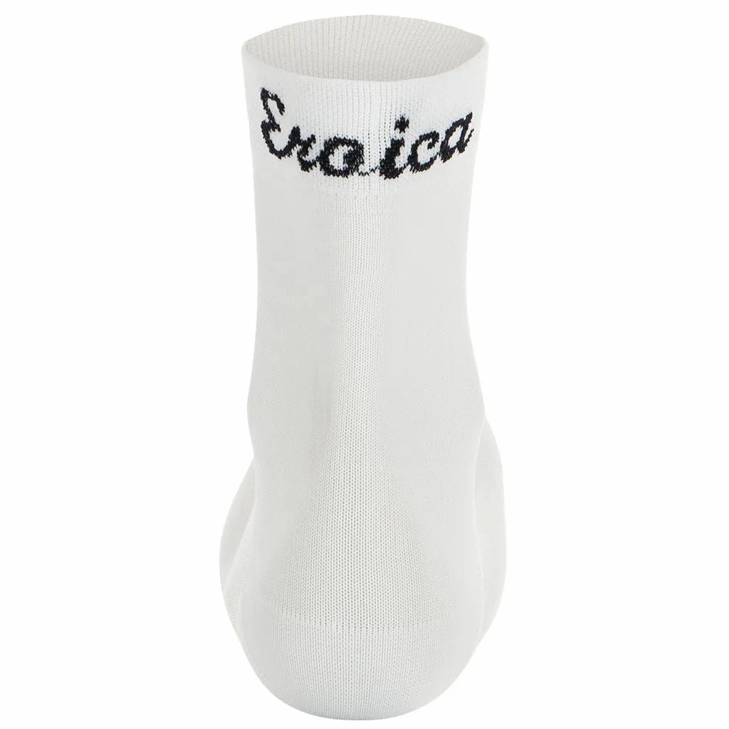 Santini Eroica Unisex Cycling Socks (White)