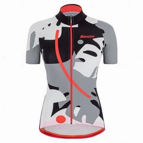 Santini Giada Maui Women's Cycling Jersey (Black)