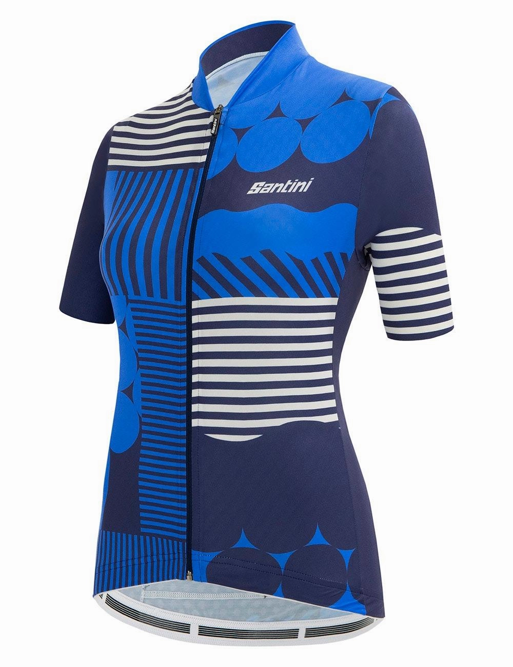 Santini Giada Optic Women's Cycling Jersey (Blue)