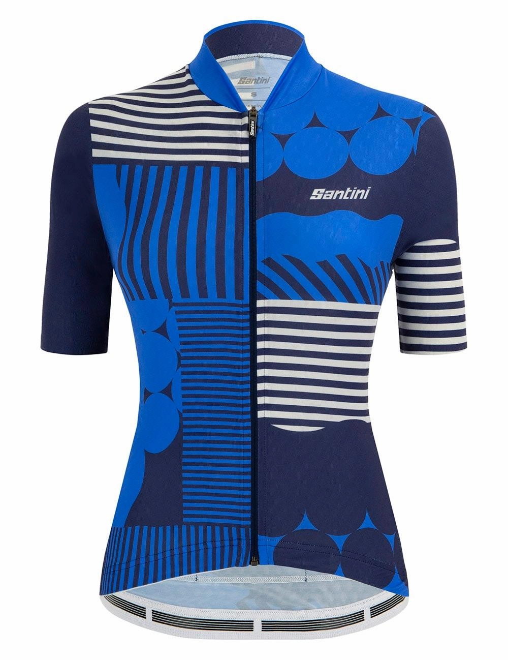 Santini Giada Optic Women's Cycling Jersey (Blue)