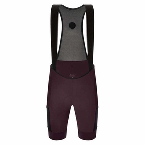 Santini Gravel Men's Cycling Bibshorts (Burgundy)