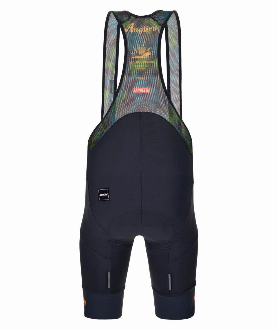 Santini La Vuelta Angliru Men's Cycling Bibshorts (Titan)