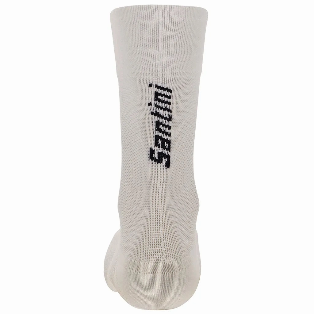 Santini Lidl Trek Fanline Unisex Cycling Socks (White)