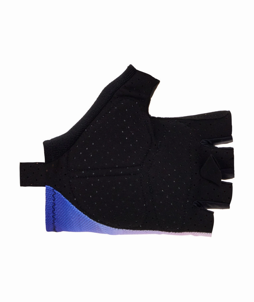 Santini Luce Unisex Cycling Gloves (Blue)